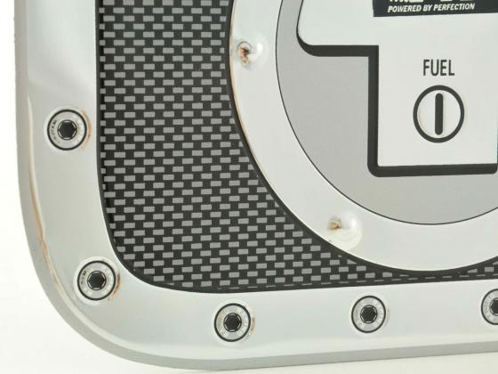 Tankdeckelblende Fuel Cap Alu Look 180x131 Abdeckung Tankdeckel Tankdeckelblende Fuel Cap Alu Look 180x131 Abdeckung Tankdeckel